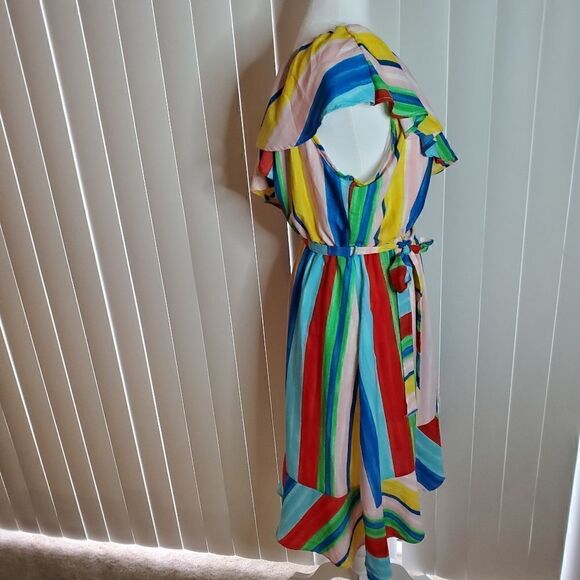 Peach Love California one shoulder dress L - Picture 5 of 10